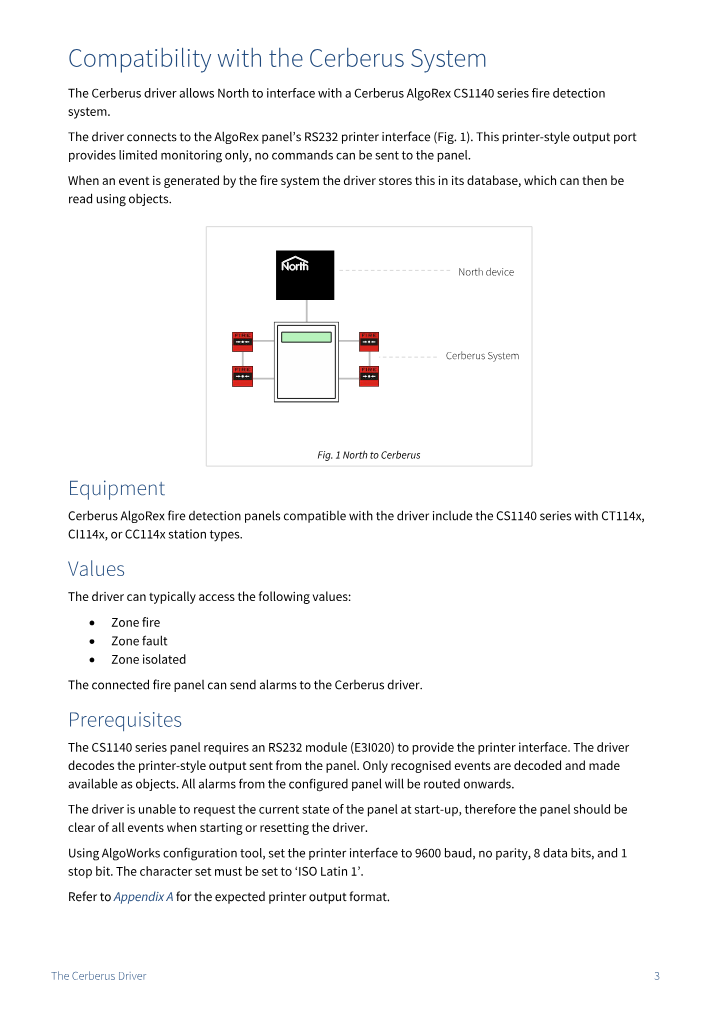 Preview thumbnail of page 3 of the Cerberus Driver Manual PDF document.